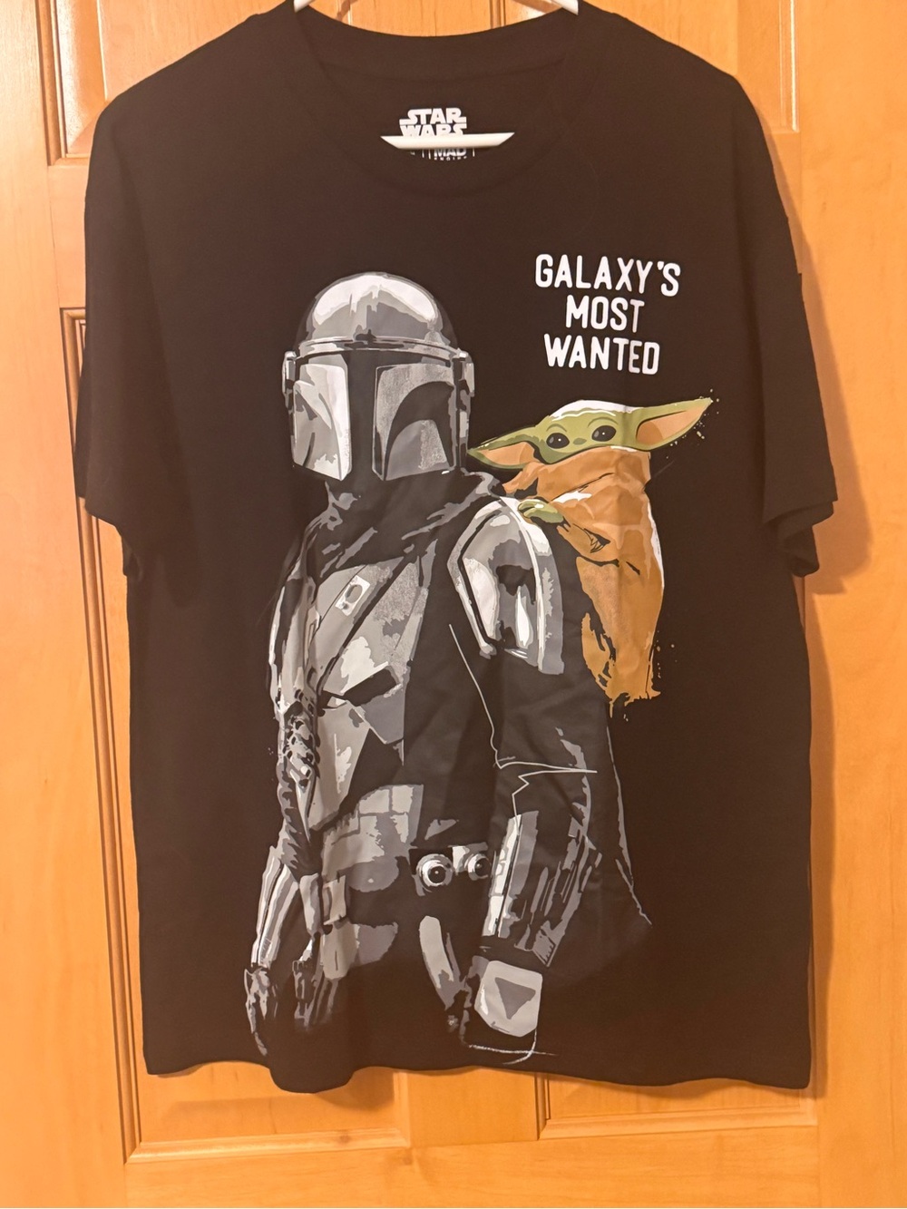 MAD Engine Star Wars Black Graphic Tee with White Logo